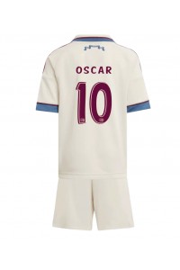Ajax Oscar Gloukh #10 Jalkapallovaatteet Lasten Kolmas peliasu 2025-26 Lyhythihainen (+ Lyhyet housut)